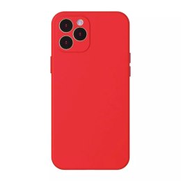 Baseus Liquid Silica Gel Case Flexible gel case iPhone 12 Pro Max Bright red (WIAPIPH67N-YT09)