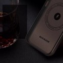 Coque Dux Ducis Naples pour iPhone 13 Pro Max Housse en cuir (compatible MagSafe) Marron foncé