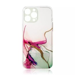 Coque en marbre pour iPhone 12 Pro Gel Cover Mint Marble