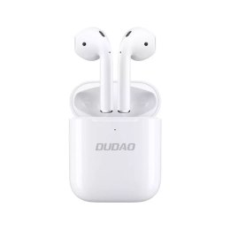 Dudao in-ear wireless headphones TWS Bluetooth 5.0 blanc (U10H)