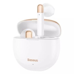 Écouteurs Baseus Encok W2 étanches IPX4 sans fil Bluetooth 5.0 TWS blancs (NGW2-02)