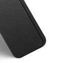 Étui en cuir Dux Ducis Roma pour iPhone 13 étui élégant en cuir véritable noir