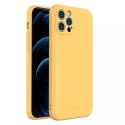 Wozinsky Color Case Etui souple et durable en silicone pour iPhone 12 Pro Jaune