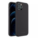 Wozinsky Color Case Etui souple et durable en silicone pour iPhone 12 Pro Noir