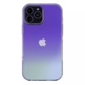 Aurora Case étui pour iPhone 12 gel neon cover violet