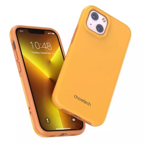 Choetech MFM Coque anti-chute Made For MagSafe pour iPhone 13 orange (PC0112-MFM-YE)