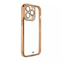 Coque Fashion pour iPhone 12 Pro Max Gold Frame Gel Cover Gold