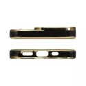 Coque Fashion pour iPhone 13 Pro Max Gold Frame Gel Cover Noir