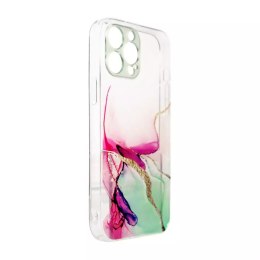 Coque en marbre pour iPhone 12 Gel Cover Mint Marble