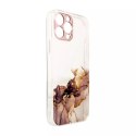 Coque en marbre pour iPhone 13 Pro Max Gel Cover Marble Brown