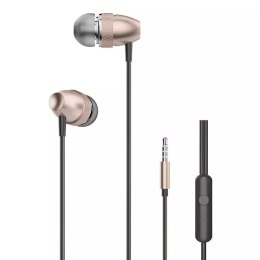 Dudao Earphones In-Ear Headphones Headset with 3,5 mm mini jack Plug golden (X2Pro gold)