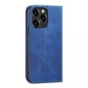 Magnet Fancy Case pour iPhone 13 Pro Max Pouch Card Wallet Card Holder Bleu