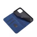 Magnet Fancy Case pour iPhone 13 Pro Max Pouch Card Wallet Card Holder Bleu