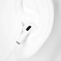 Dudao in-ear earphone 3,5 mm mini jack headset with remote control white (X14 white)