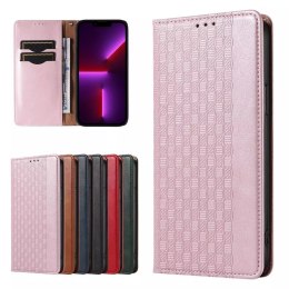 Étui à sangle aimantée pour iPhone 12 Pro Pouch Wallet + Mini Lanyard Pendentif Rose