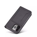 Étui pour cartes magnétiques pour iPhone 13 Pro Max pochette porte-cartes porte-cartes noir