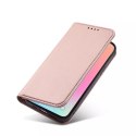 Étui pour cartes magnétiques pour iPhone 13 Pro Max pochette porte-cartes porte-cartes rose