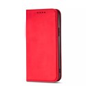 Étui pour cartes magnétiques pour iPhone 13 Pro Max pochette porte-cartes porte-cartes rouge