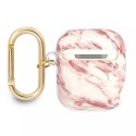 Guess GUA2HCHMAP Housse AirPods rose / rose Marble Strap Collection