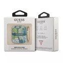 Guess GUA2HHFLN Housse AirPods vert / vert Flower Strap Collection