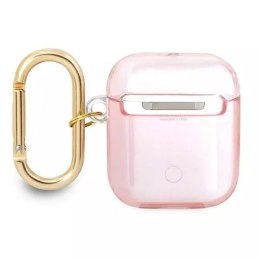 Guess GUA2HHTSP Housse AirPods rose / rose Strap Collection