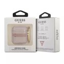 Guess GUA2HHTSP Housse AirPods rose / rose Strap Collection