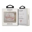 Guess GUA3HCHMAP Housse AirPods 3 rose / rose Marble Strap Collection