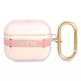 Guess GUA3HHTSP Housse AirPods 3 rose / rose Strap Collection