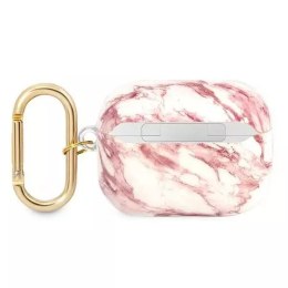 Guess GUAPHCHMAP AirPods Pro housse rose / rose Marble Strap Collection