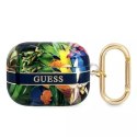 Guess GUAPHHFLB AirPods Pro cover bleu / bleu Flower Strap Collection