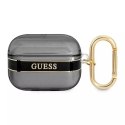 Guess GUAPHHTSK AirPods Pro housse noir / noir Strap Collection