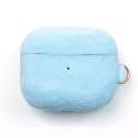 Kingxbar Plush Pods Case AirPods 3 Case Plush Cover Earphone Cover Bleu