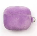 Kingxbar Plush Pods Case Case for AirPods 3 Plush Cover Earphone Cover Violet