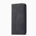 Magnet Fancy Case Case pour iPhone 12 Pouch Card Wallet Card Stand Noir