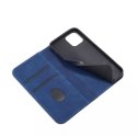 Magnet Fancy Case Case pour iPhone 12 Pro Max Pouch Card Wallet Card Holder Bleu