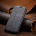 Magnet Fancy Case Case pour iPhone 12 Pro Max Pouch Wallet Card Holder Noir