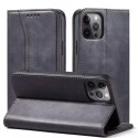 Magnet Fancy Case Case pour iPhone 12 Pro Pouch Card Wallet Card Stand Noir