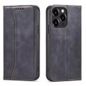 Magnet Fancy Case Case pour iPhone 13 Pro Max Pouch Wallet Card Holder Noir