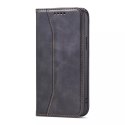 Magnet Fancy Case Case pour iPhone 13 Pro Max Pouch Wallet Card Holder Noir