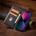 Magnet Fancy Case for iPhone 13 Pouch Card Wallet Card Stand Noir