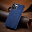 Magnet Fancy Case pour iPhone 12 Pro couverture porte-cartes porte-cartes bleu