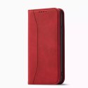 Magnet Fancy Case pour iPhone 12 couverture porte-cartes porte-cartes rouge