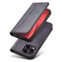 Magnet Fancy Case pour iPhone 13 Pro Pouch Card Wallet Card Stand Noir