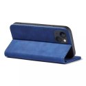 Magnet Fancy Case pour iPhone 13 couverture porte-cartes porte-cartes bleu