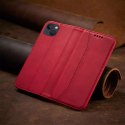 Magnet Fancy Case pour iPhone 13 couverture porte-cartes porte-cartes rouge