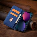 Magnet Fancy Case pour iPhone 13 mini couverture porte-cartes porte-cartes bleu