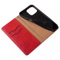 Magnet Strap Case Case pour iPhone 12 Pro Max Pouch Wallet + Mini Lanyard Pendentif Rouge