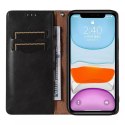 Magnet Strap Case pour iPhone 13 mini cover wallet + mini lanière pendentif noir