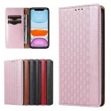 Magnet Strap Case pour iPhone 13 mini cover wallet + mini lanière pendentif rose