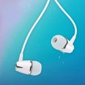 WK Design Y6 in-ear earphone 3.5mm mini jack headset with remote control white (Y6 white)